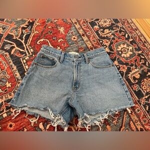 Abercrombie & Fitch Medium Wash Jean Shorts CURVE LOVE